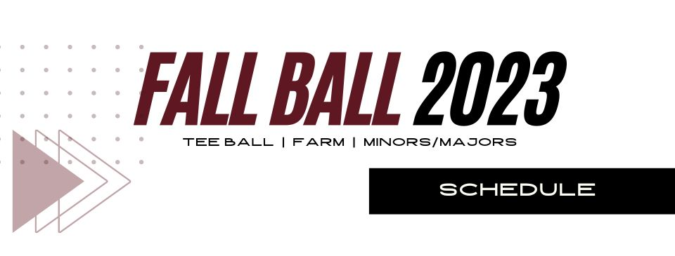 Fall 2023 Schedule